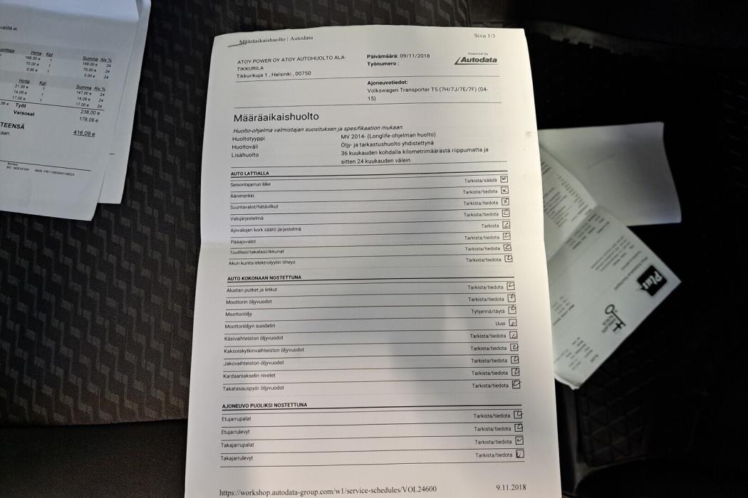 VOLKSWAGEN Transporter 2015