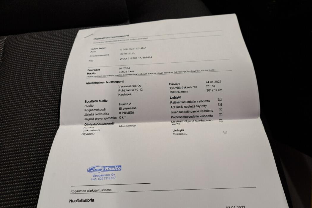 MERCEDES-BENZ E 2013