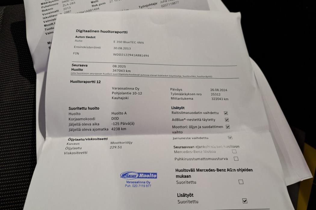 MERCEDES-BENZ E 2013