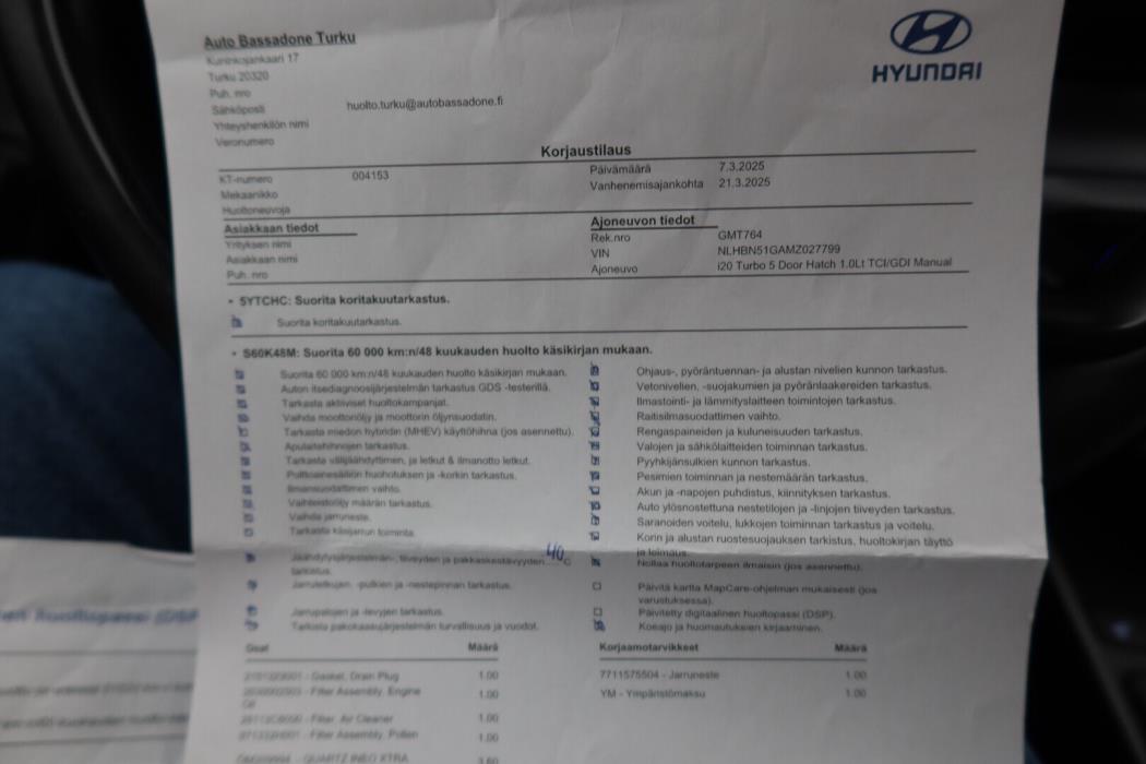 HYUNDAI i20 Hatchback 2021