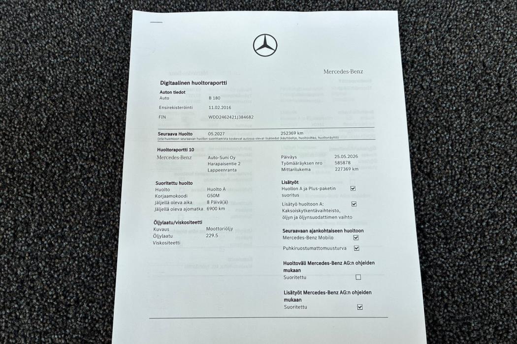 Mercedes-Benz B 2016