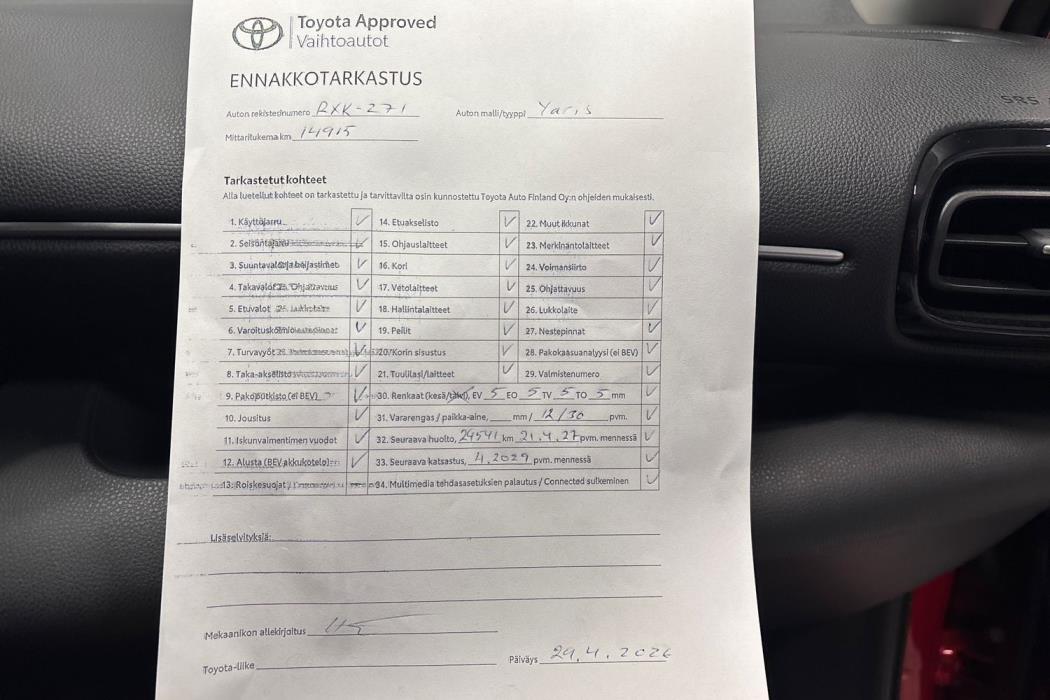 Toyota Yaris 2025