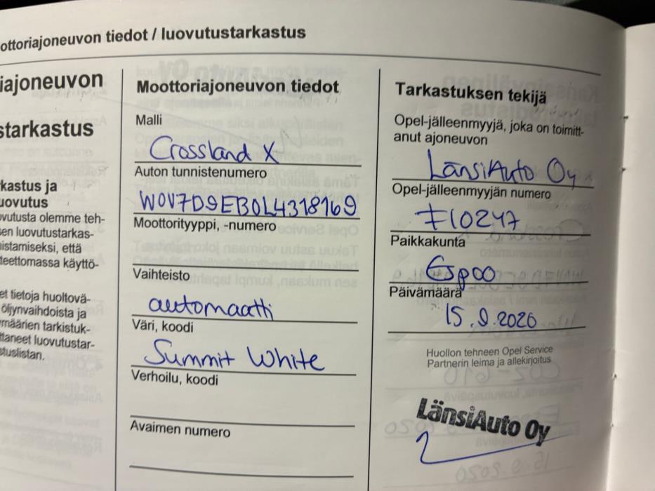 OPEL Crossland X 2020