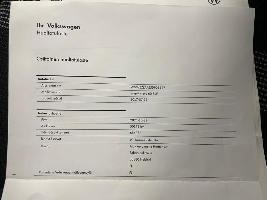 VOLKSWAGEN up! 2017