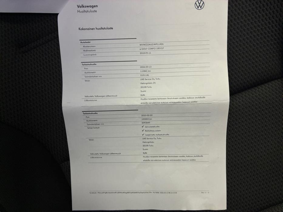 VOLKSWAGEN Golf 2018