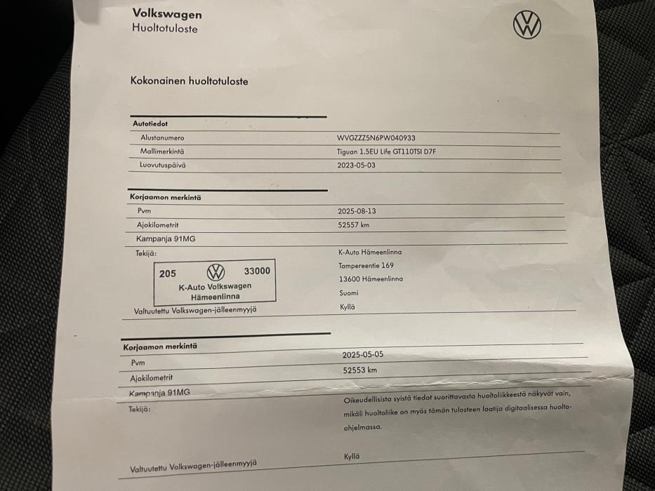 VOLKSWAGEN Tiguan 2023