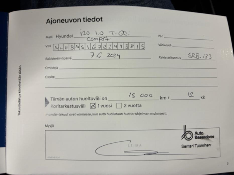 HYUNDAI i20 Hatchback 2024