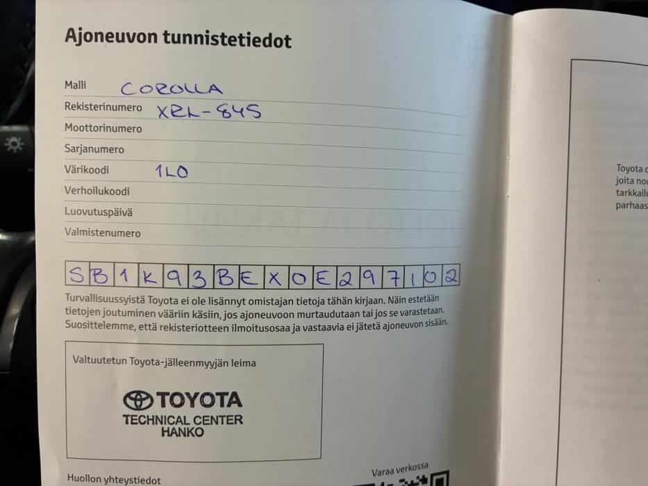 TOYOTA Corolla 2022