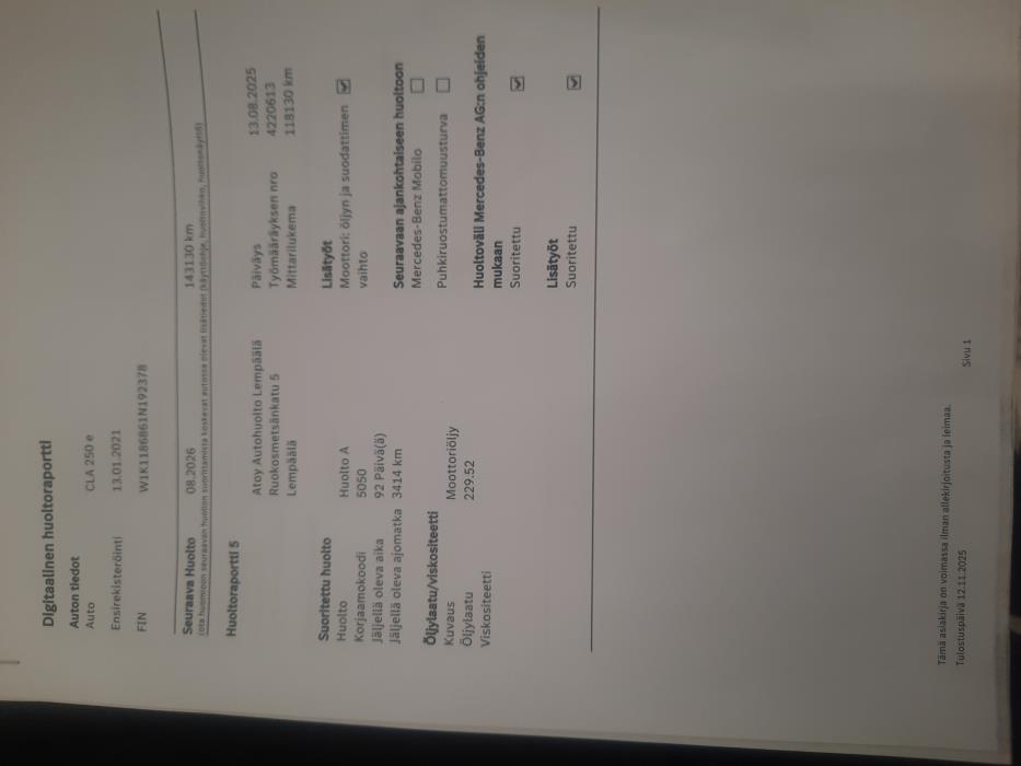 MERCEDES-BENZ CLA 2021