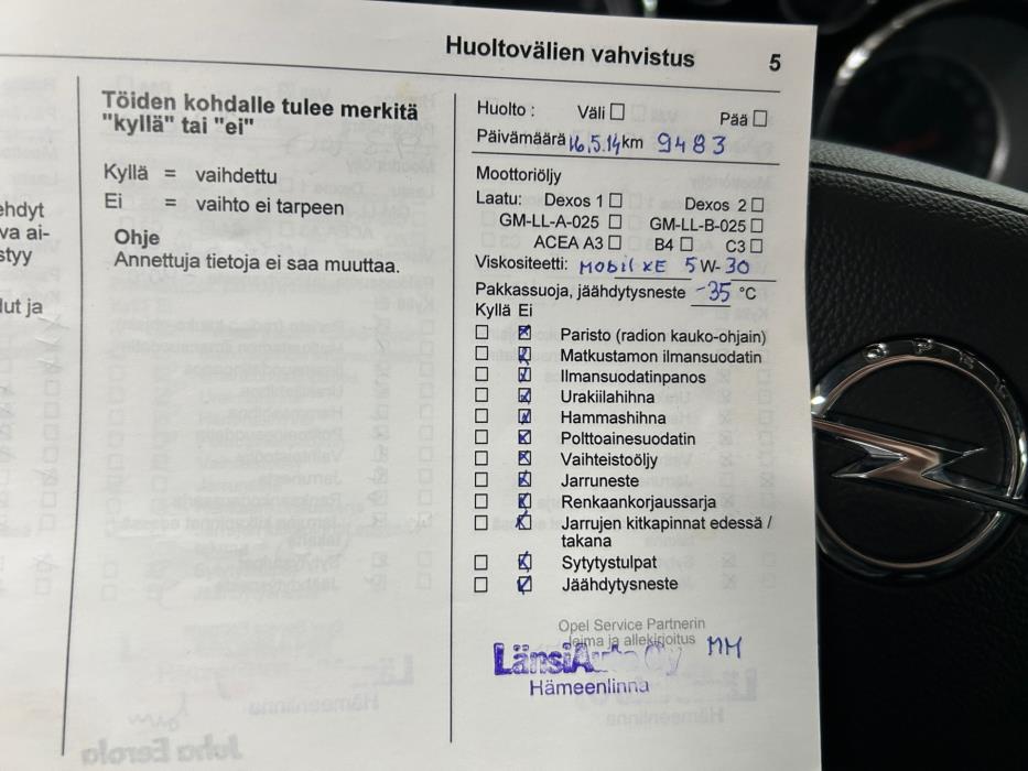 OPEL Insignia 2013