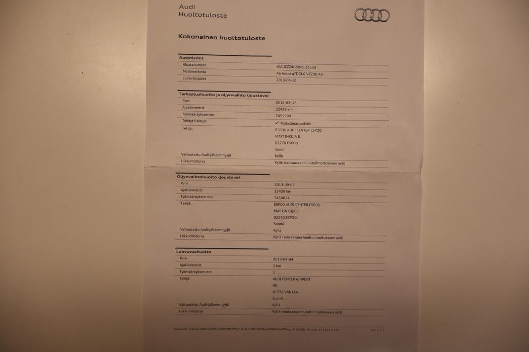 AUDI A6 2013