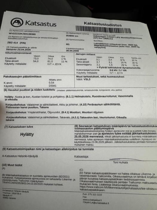 VOLKSWAGEN Caddy Maxi 2008