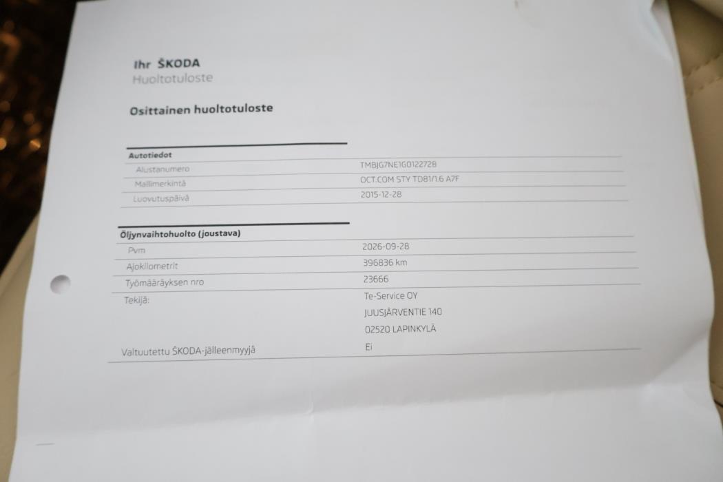 SKODA Octavia 2016