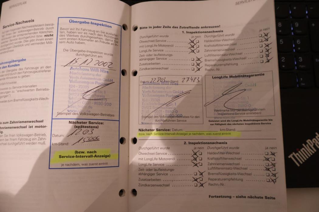 VOLKSWAGEN Golf 2003