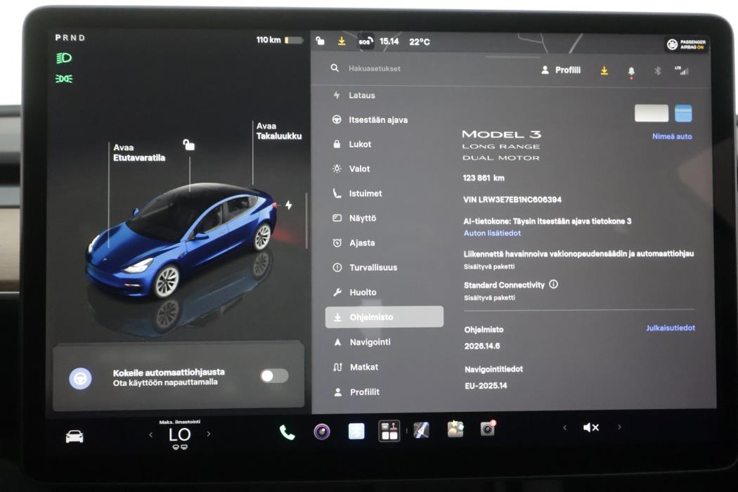TESLA MODEL 3 2022