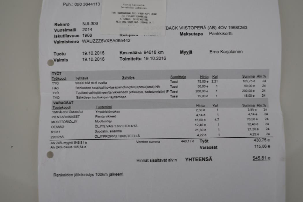 AUDI A3 2014