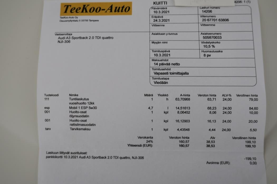 AUDI A3 2014