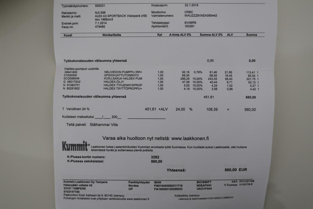 AUDI A3 2014