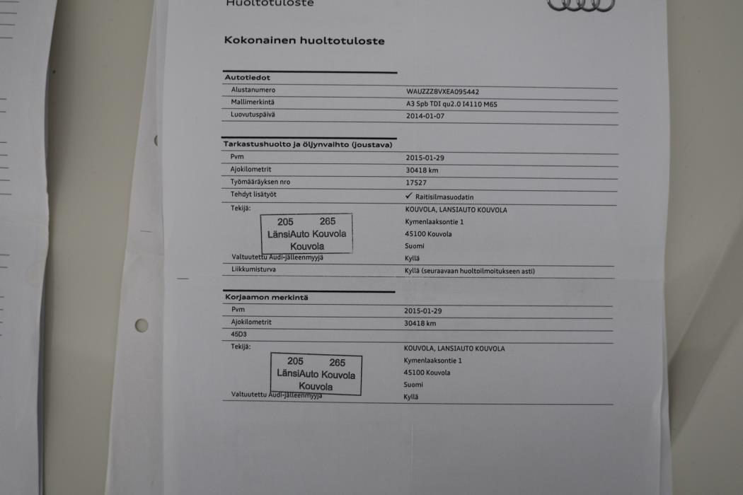 AUDI A3 2014