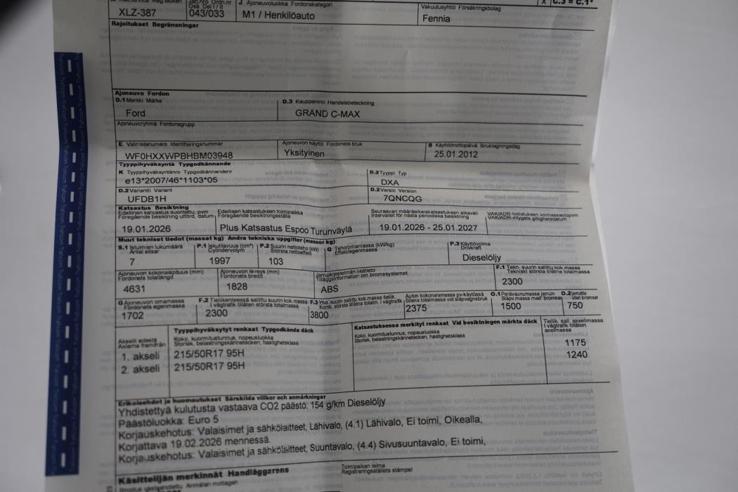 FORD Grand C-Max 2012