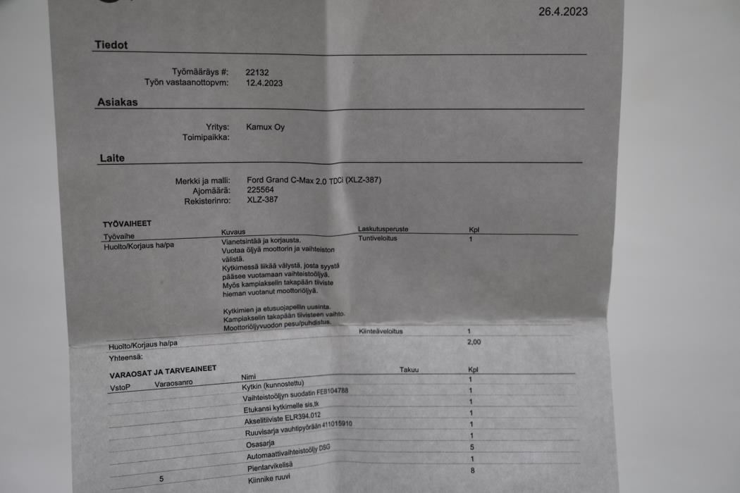 FORD Grand C-Max 2012