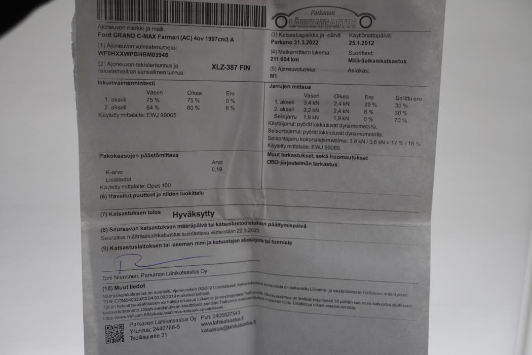 FORD Grand C-Max 2012