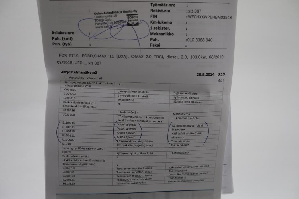 FORD Grand C-Max 2012