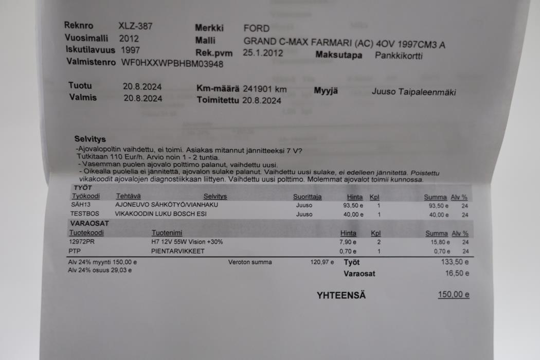 FORD Grand C-Max 2012