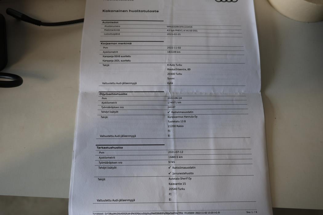 AUDI A3 2015