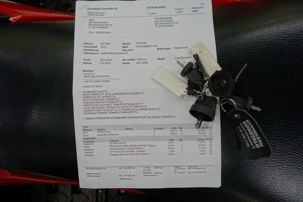 CAN-AM OUTLANDER 2012