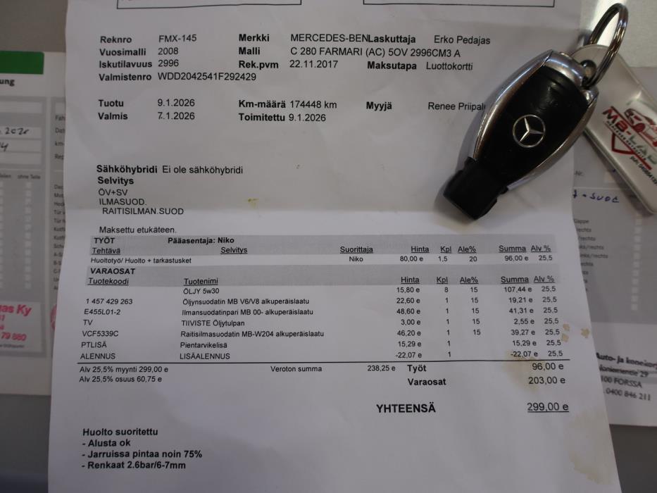 MERCEDES-BENZ C 2008