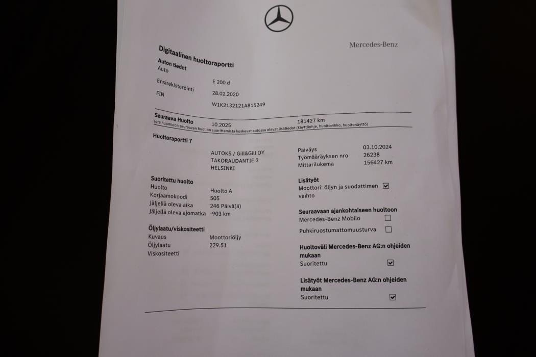 MERCEDES-BENZ E 2020