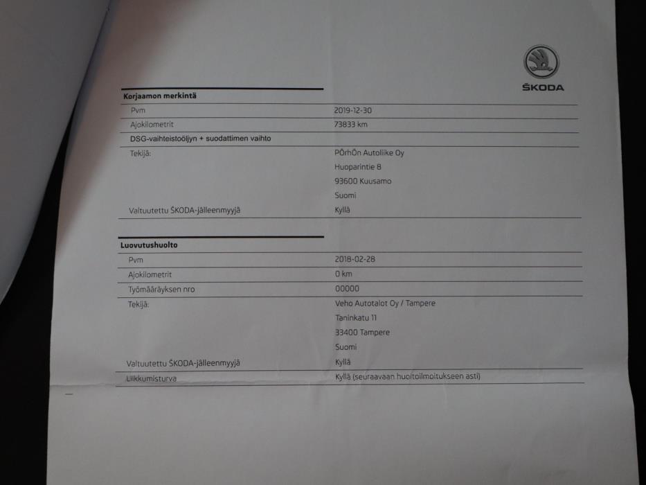 SKODA OCTAVIA 2018