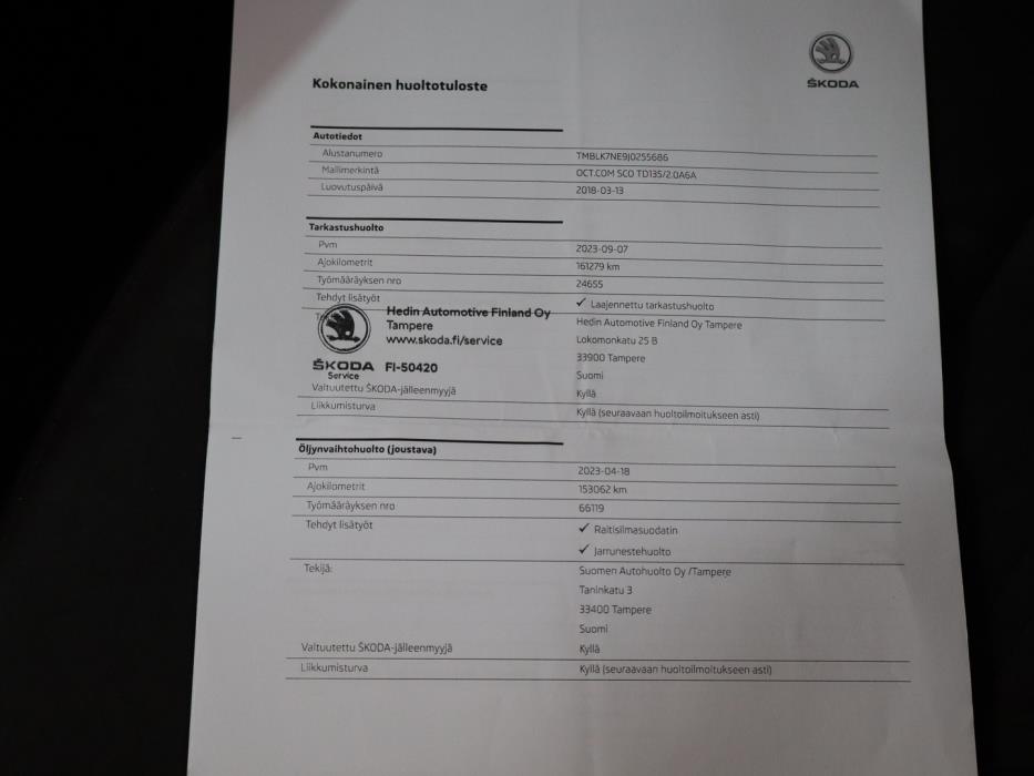 SKODA OCTAVIA 2018