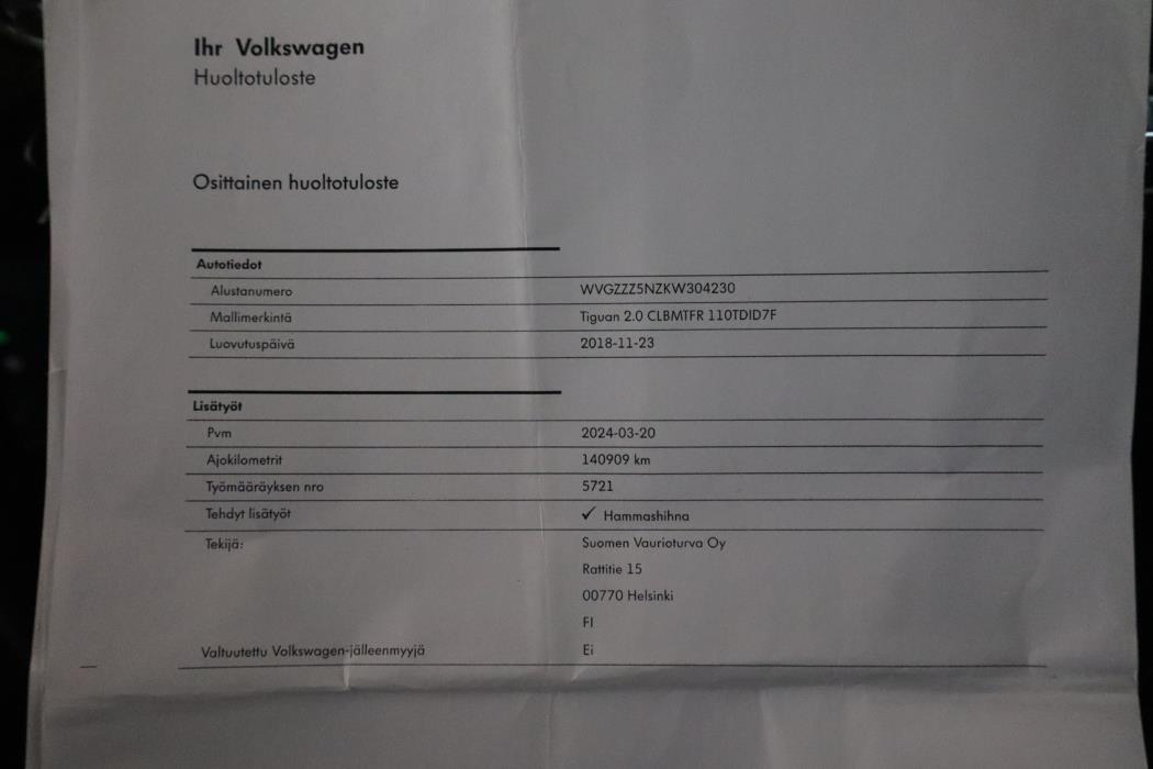 VOLKSWAGEN Tiguan 2018