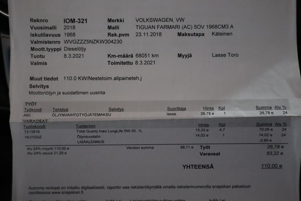 VOLKSWAGEN Tiguan 2018