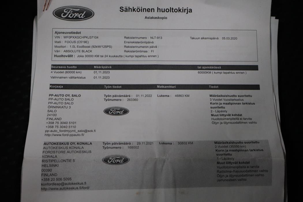 FORD Focus 2020