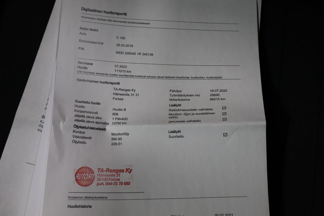 MERCEDES-BENZ C 2018