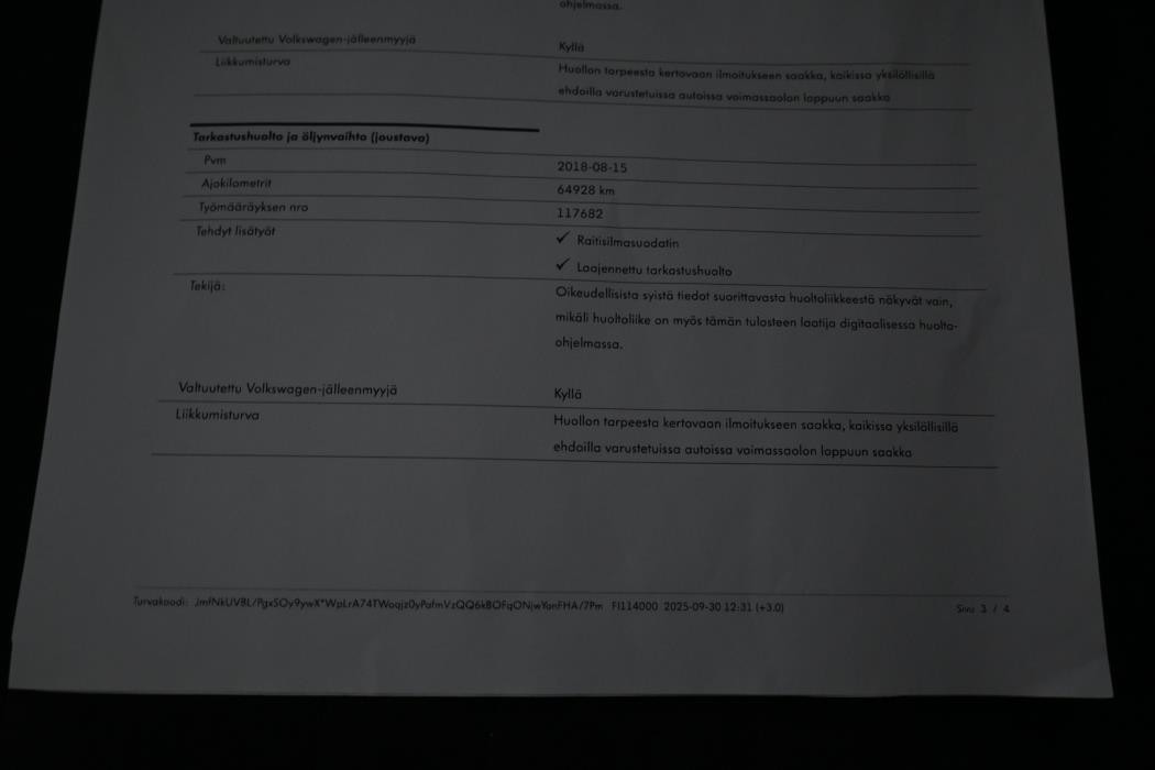 VOLKSWAGEN Passat 2017