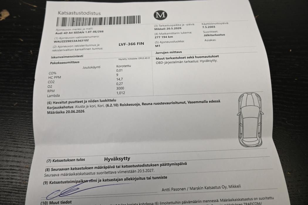 AUDI A4 2003