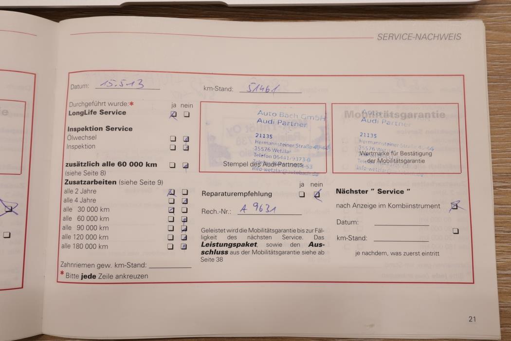 AUDI A4 2001