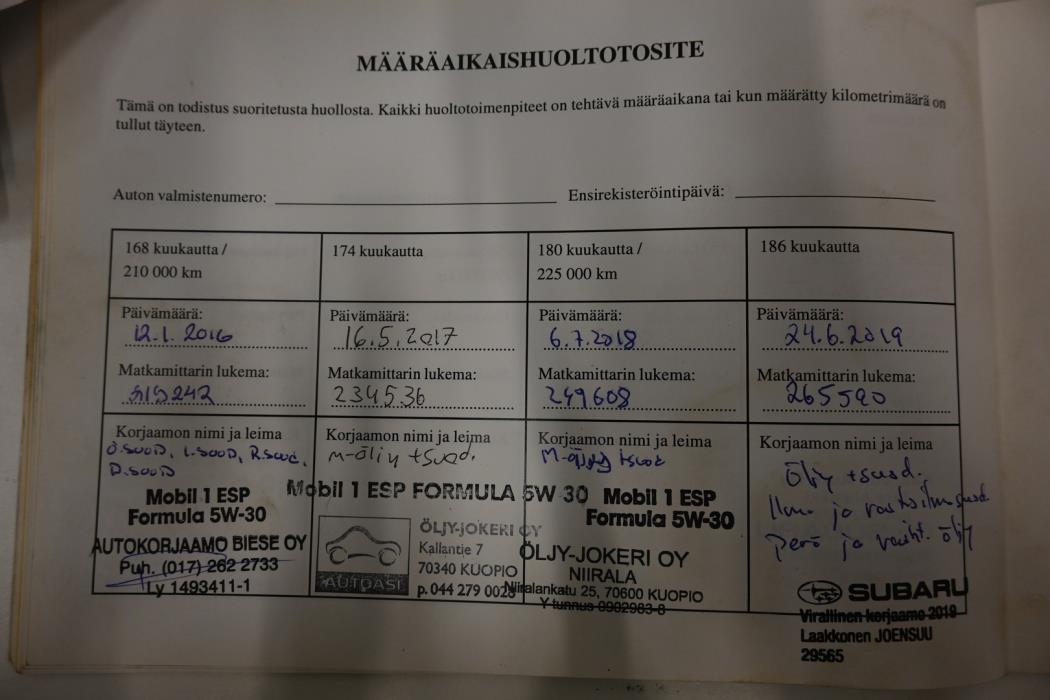 SUBARU Forester 2009