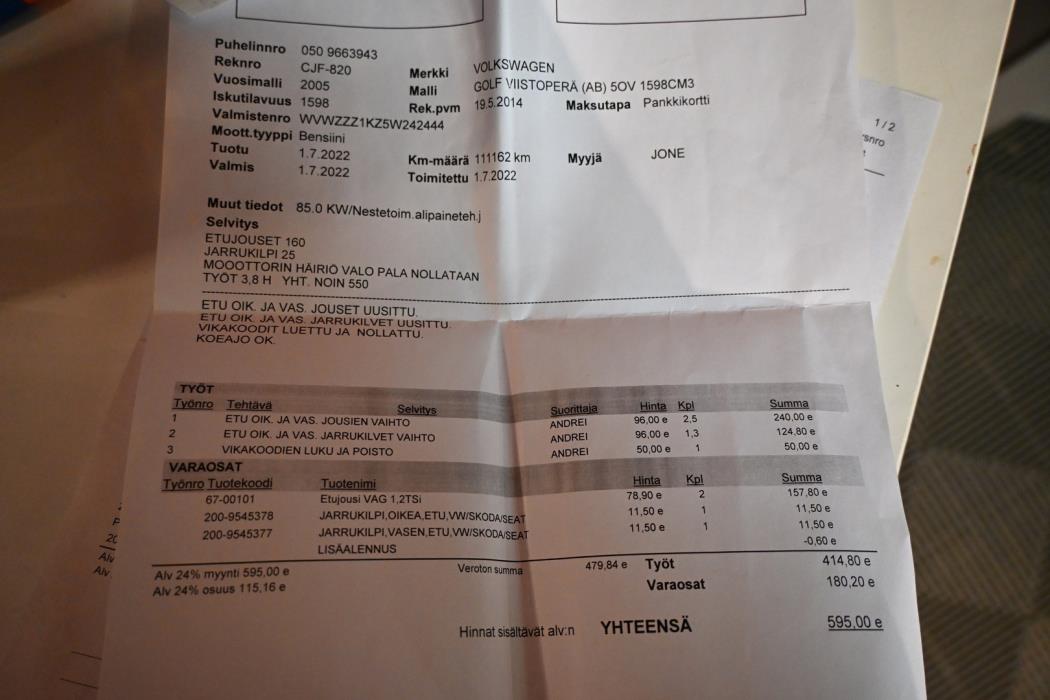 VOLKSWAGEN Golf 2005