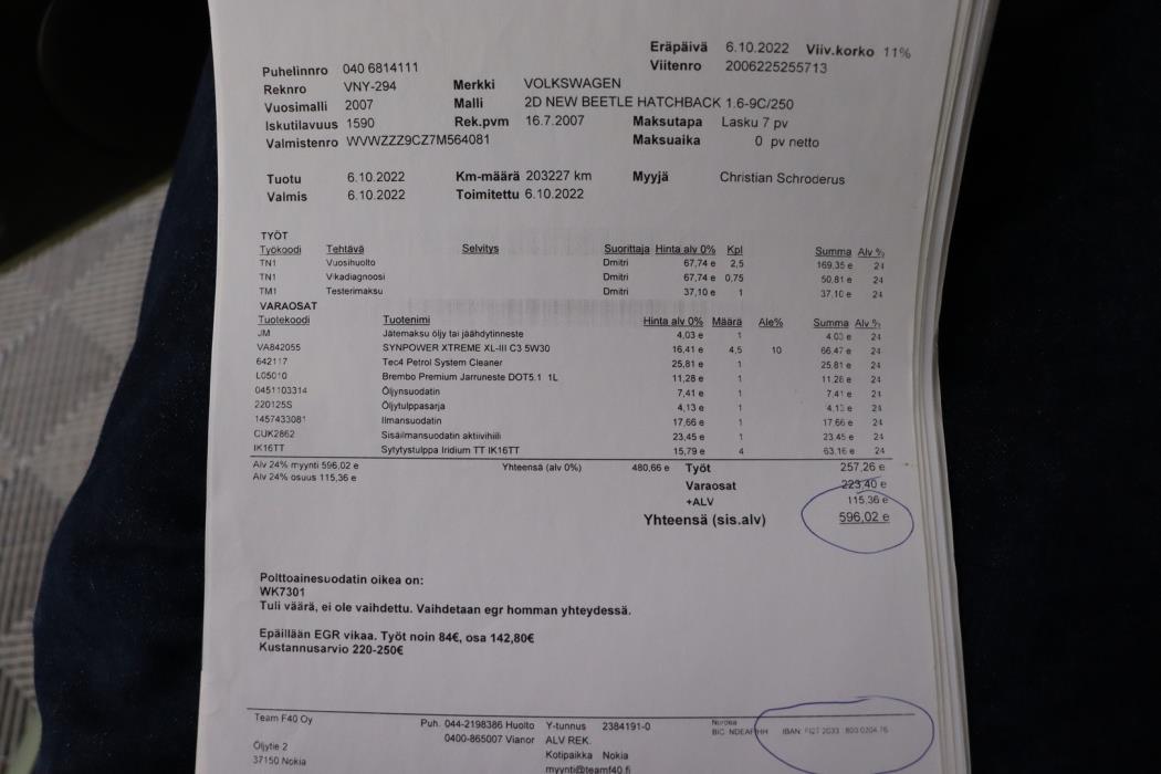 VOLKSWAGEN New Beetle 2007