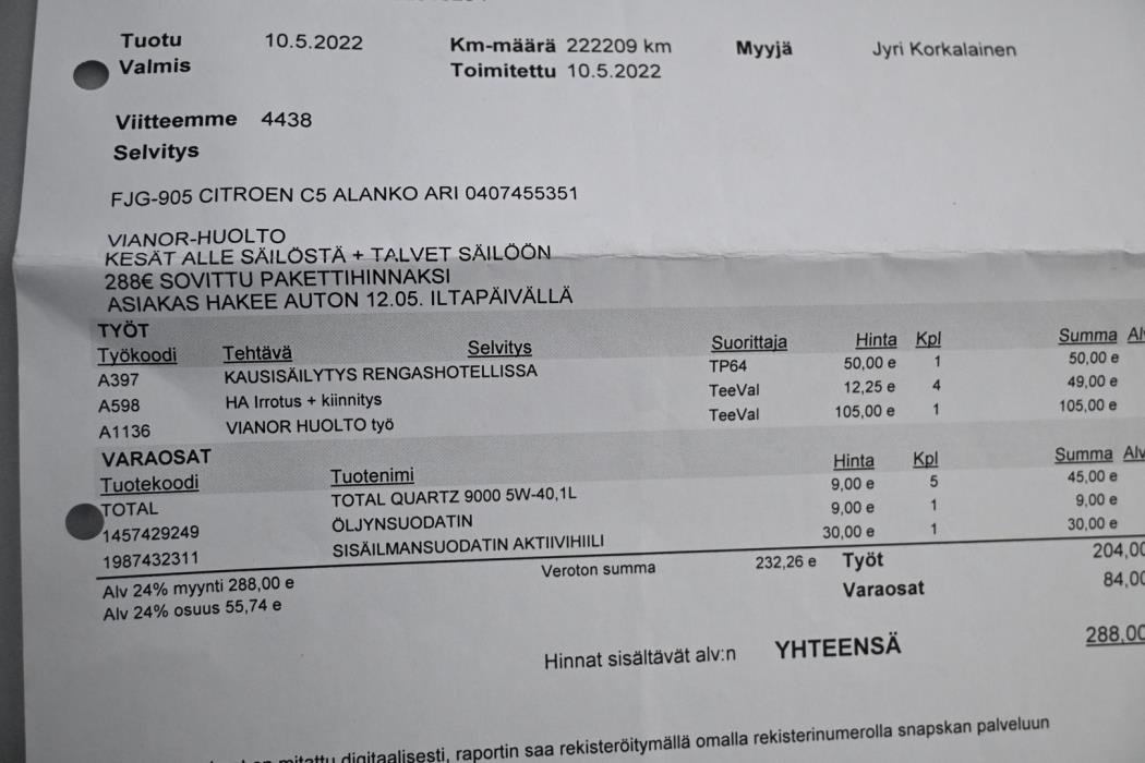 CITROEN C5 2009
