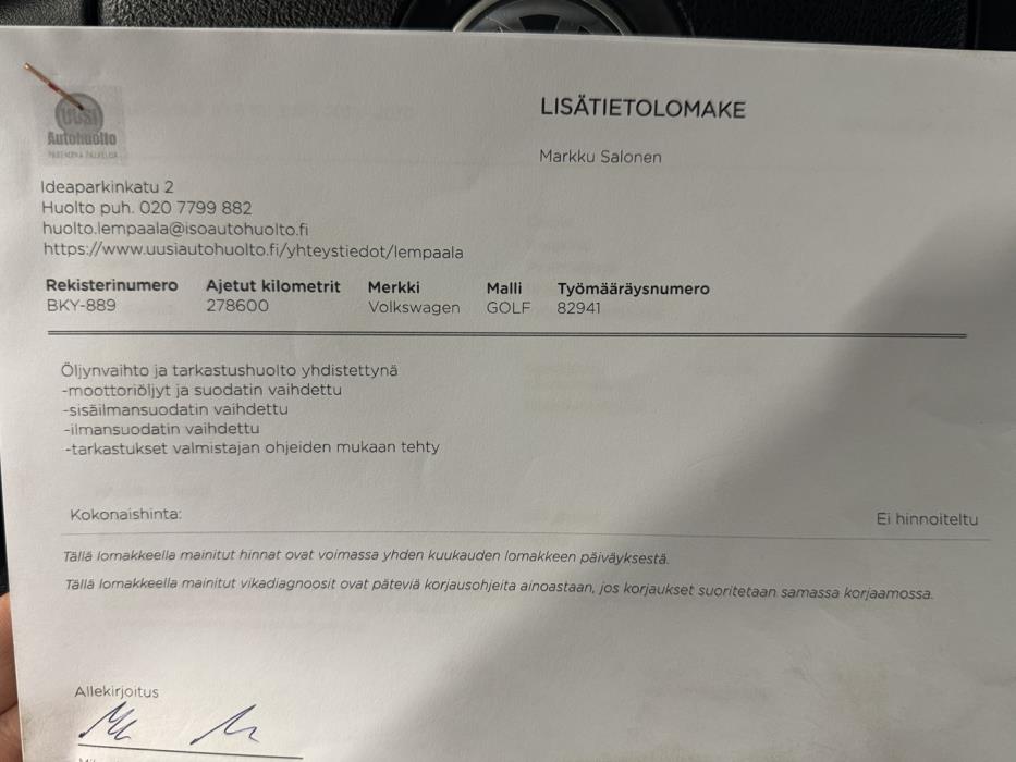 VOLKSWAGEN Golf 2008