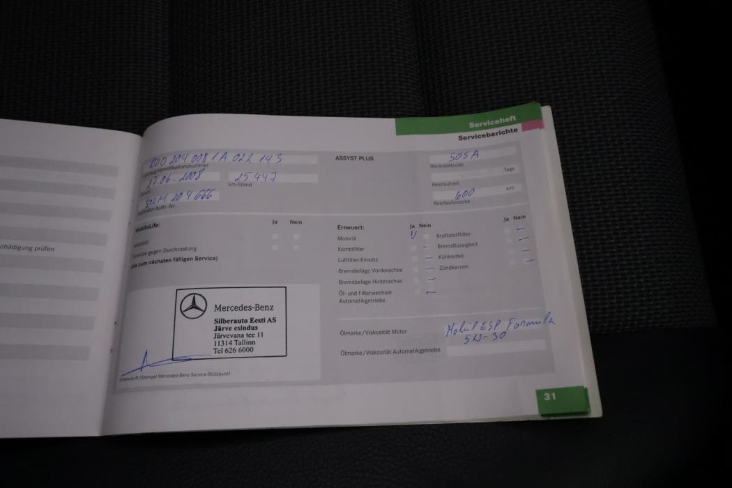 MERCEDES-BENZ C 2008