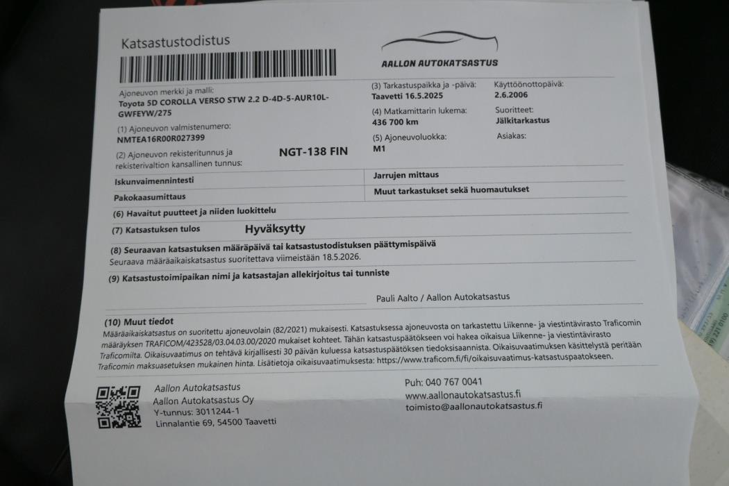 TOYOTA Corolla Verso 2006