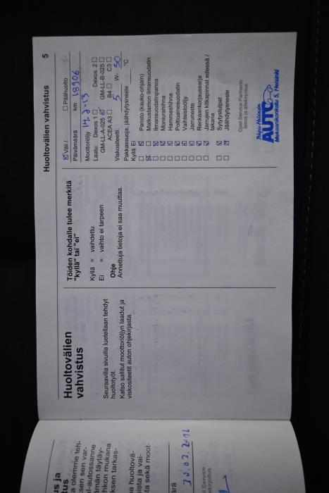 OPEL Zafira Tourer 2012