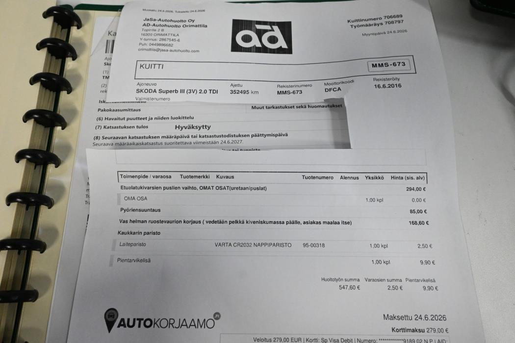 SKODA Superb 2016